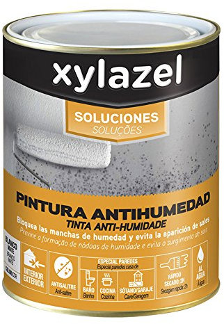 Xylazel Soluciones Pintura Antihumedad al Agua Blanco 750 ml