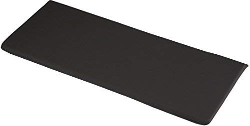 2 Seater Bench Outdoor Garden Furniture Cushion - L116 x W46 x H4 cm - Black