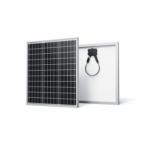 Renogy Panneau solaire monocristallin 50 W 12 V (design compact)
