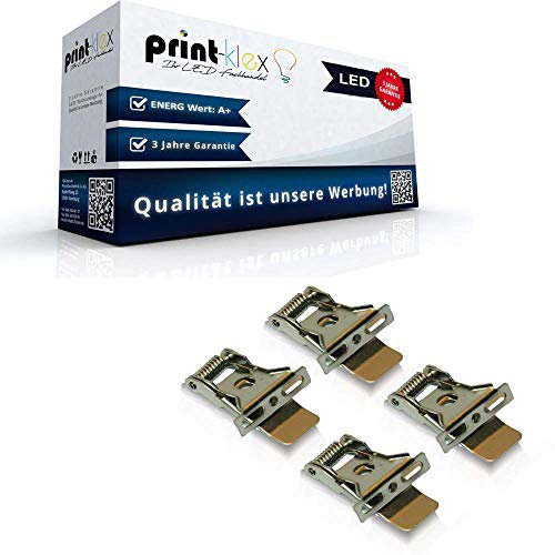Lot de 4 clips de fixation pour panneau LED - Série Office Plus