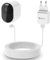 Ladekabel BECEMURU Quick Charge 3.0 & Akku-Ladeadapter mit wetterfestem Magnetkabel für Arlo Ultra1/2, Arlo Pro 5/4/3-Überwachungskamera(Weiß) (30ft/9m, 1 Pack)