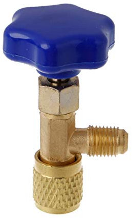 XLBH Pièces de climatisation Utile 1/4 SAE Auto AC Peut Toucher l'ouvre-Bouteille de vanne pour gaz R22 R134A R410A Facile à Utiliser