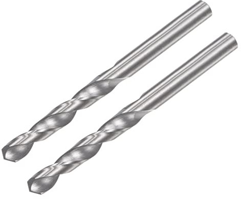 sourcing map 2 Stück VHM Bohrer Spiralbohrer Hochleistungsbohrer Ultrahart 3.3 mm C2/K20