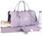 Sport Duffel Bag Damen, Sporttasche mit Nassfach&Schuhfach Reise Duffel Bags Übernachtungstasche Leichte wasserdichte Sporttasche Handgepäcktasche für Herren Wochenendtraining Schwimmen,Lila