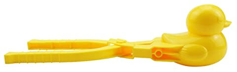 Bigougem Ente Schneeball Clip Schneeball Herstellung Werkzeug Form Clip Arbeitssparend Gelb
