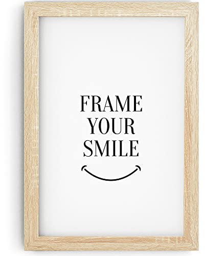 MONFRAME Bilderrahmen Modern - 75x100 cm - Sonoma - mit Acrylglas