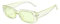 WDZAYXC Vintage rechteckige Sonnenbrille für Damen und Herren, modische Retro-Brille mit quadratischem Rahmen, Brille mit UV400-Schutz(grün)