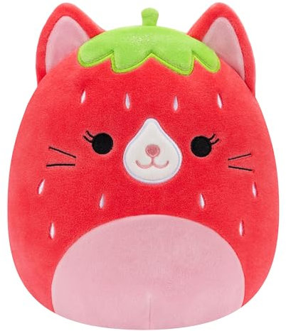 Squishmallows Gato de fresa Olma original de 8 pulgadas - Peluche oficial de Jazwares
