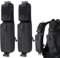 WYNEX Molle Zubehör Tasche mit Reißverschlusstasche, Rucksack Riemen Tasche Schultergurt Molle Befestigung Taktische Zubehör Tasche Schulter Starps Reißverschlusstasche zusätzliche Handy-Halter