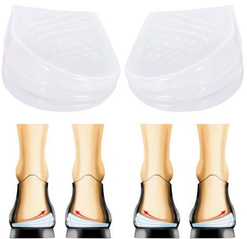 Solette Gel 1 Paia Solette Ortopediche, Solette Gel Plantari Ortopediche Scarpe, Plantari Ortopedici Silicone, Solette In Silicone Morbide Per Donne E Uomini, Per Metatarsalgia X/O, Valgo, Varo (L)