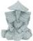 Figurine de Pêcheur en Résine Chinois Assis, Statue de Jardin de Pêche Assis, Figurine de Vieil Homme pour Micro Paysage Aquarium