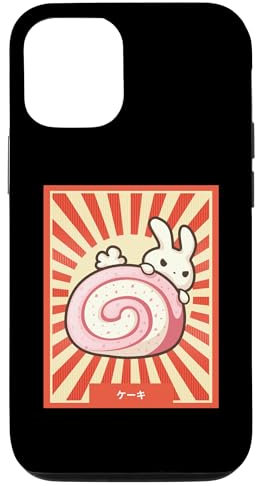 Hülle für iPhone 15 Anime Rabbit Eat Cake Roll Lover Retro Japanischer Stil
