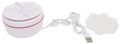 Portable Mini Turbo Washer, USB Powered Mini Dishwasher with Suction Cups, Ultrasonic Turbo Washing Machine for Small Clothing Items and Laundry, for Home, Travel, (USB Powered