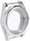CosyCaya 39 Mm EdelstahlgehäUse Poliert Saphirglas Passend für NH35/NH35A NH36/NH35A Uhrwerk, Transparente RüCkseite