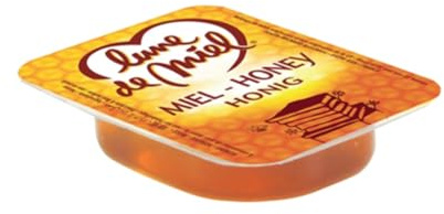 Lune De Miel, Miel de Fleurs Liquide Coupelle Individuelle de 20g - Offres de Lot de 180, 360 et 540 Pièces - Livraison Gratuite France (180 pcs)