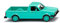 Wiking 004749 H0 PKW Modell Volkswagen Caddy, mintgrün