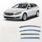 AnJWen Windabweiser Regenabweiser für Volvo V60 MK1 2012-2017, Autofenster Regenschutz, Regenabweiser, Integrierte Deflektoren, Externe PASSUNG Windowdeflectors
