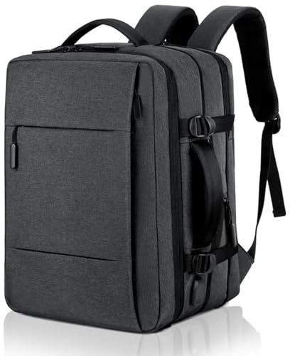 Cozary Handgepäck Reiserucksack 42X30X16, 28L | Für Easyjet, Laptop 15.6 Zoll, Für Flugzeug, Für Herren Damen, Schulrucksack Jungen
