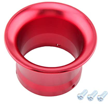 BaotyJie 50mm Luftfilter Trichter für Vergaser Modelle 24/26/28/30, Rot