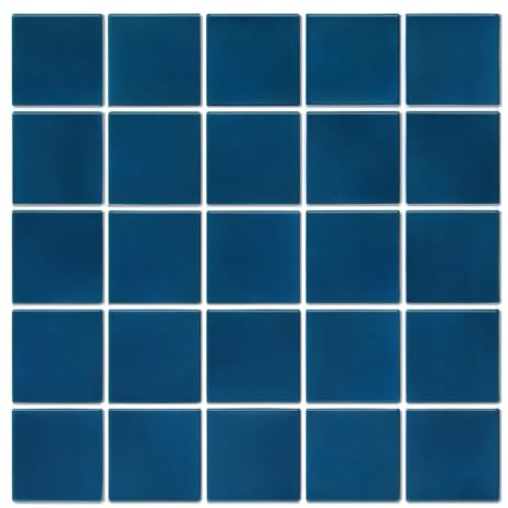 COMSTICKC Carrelage Adhesif pour Cuisine,PVC Carre Bleu Fonce Mat,10 Pieces, Stickers 3D, Carrelage Mural Autocollant,de Cuisine,Credence de Autocollante,Salle de Bain,30 × 30 cm