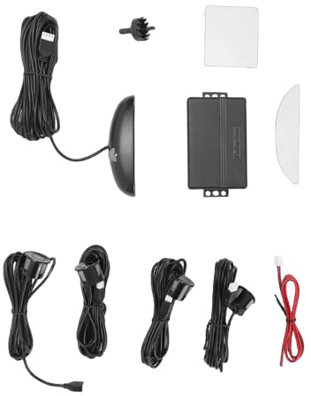 SUNGOOYUE Car Parking Sensor System, High Sensitivity Dual CPU Auto Detect Parking Sensors Kit with 4 Parking Sensors for Sedan Van SUV