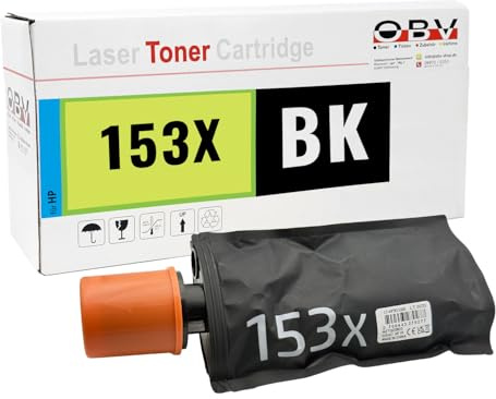 OBV 153X Toner kompatibel zu HP LaserJet Tank 1020 1020w 1502a 1502w 1504w 2502dn 2502dw 2503dw 2504dw 2506dn MFP 1005 1005nw 1005w 1602w 2602dn 2604dw ca. 5000 Seiten schwarz