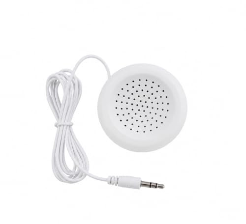 Aofan Mini altoparlante portatile con cuscino da 3,5 mm, bianco, per lettori MP3 e MP4