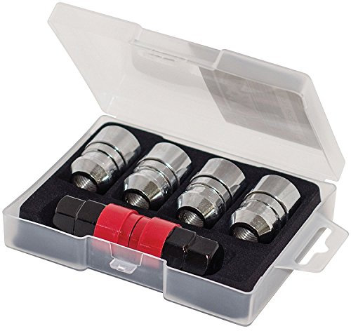 Butzi 12x1.50 Chrome Anti Theft Locking Wheel Bolt Nuts & 2 Keys to fit Hyundai Santa Fe