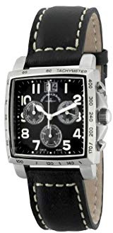 Zeno-Watch Herrenuhr - Square Q Chrono Big Date - 3742Q-a1