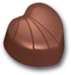 Siccardi Stampo per Cioccolato in policarbonato Cuore BOMABATO Decorato