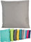 Coen Bakker Outdoor Lounge Kissen 45x45cm Dekokissen Inkl. Füllung Wasserfest Sitzkissen Garten Stuhl Lotus Effekt, Farbe:Grau