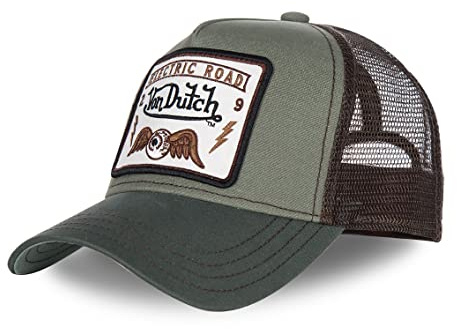 Von Dutch Kappe für Damen und Herren, verstellbar, Trucker-Kappe, sportlich, lässiger Schnitt und alle Jahreszeiten