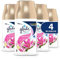 Glade Automatic Spray Ricarica, Profumatore per Ambienti, Fragranza Floral Blossom, Formato Scorta da 4 Ricariche da 269 ml