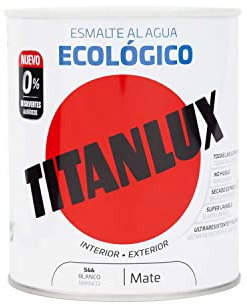 Titanlux Ecológico Esmalte al agua mulisuperficie Mate Blanco 250 ml