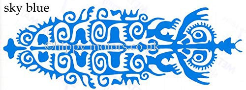 Pegatina Promotion Maori Tiki Hawaii 30 cm Aufkleber Sticker Autoaufkleber Wandtattoo Surf Kite Surfen Wassersport Fun Sea