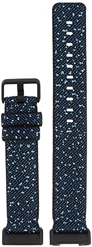 Fitbit Unisex-Adult Charge 4,Woven Band,Midnight,Small, Mitternacht, S