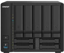 QNAP TS-932PX-4G NAS ad alta velocità a 5+4 alloggiamenti con due porte 10GbE e 2,5GbE