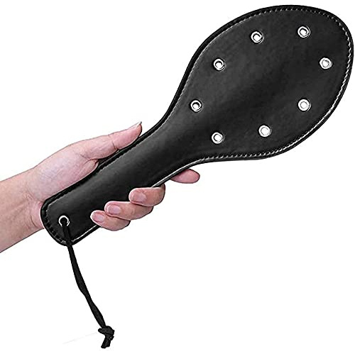 CONSUNDYTT Ridsport häst beskärda piska – dubbade paddlar i fuskläder, 30 cm total längd