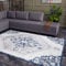 THE RUGS AREA RUG LIVING ROOM BEDROOM LARGE SMALL VINTAGE SOFT SHORT PILE BORDERED CLASSIC ORIENTAL DESIGN TRADITIONAL PERSIAN MOROCCAN BOHO CARPET - XLARGE 200X290 CM, NAVY VINTAGE DESIGN