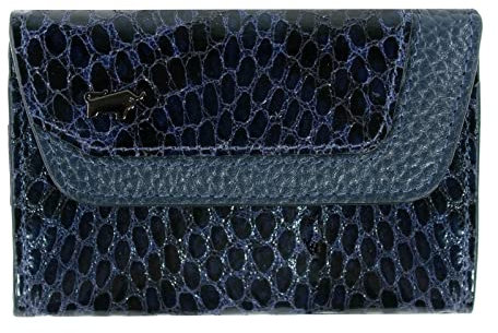 BRAUN BÜFFEL Luise Mini Key Case Wallet Navy