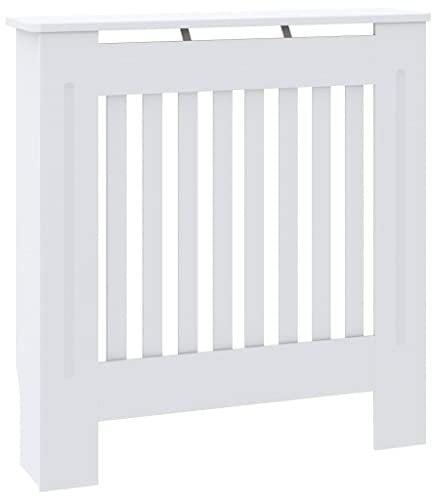 vidaXL MDF Heizkörperverkleidung Weiß 78 cm