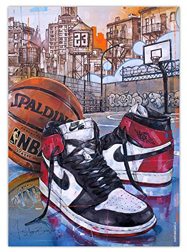 Air Jordan Poster Black Toe, ungerahmt