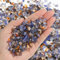 T4U 450g Kieselsteine Garten Aquarium Kies für Aquarium Blumentopf Deko Sand Steine, Unregelmäßig Geformte Kieselsteine Garten kleine Natur Kristall Achat Kies für Sukkulenten Kaktus Terrarium DIY