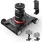 NEEWER Fotocamera Slider Dolly con testa a sfera e morsetto telefonico, 4 ruote tavolo Dolly con panoramica a 360°, compatibile con fotocamera mirrorless mini videocamere GoPro iPhone e telefoni