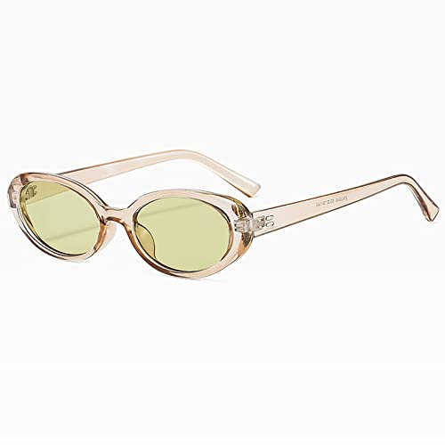 JINGYUA Square Cat Eye Sunglasses for Women Trendy Style Glasses Plastic, Rose Gold, One size