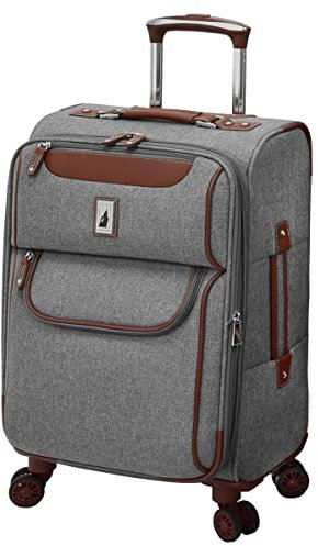 LONDON FOG Westminster Erweiterbarer Spinner, Grau, 50,8 cm, GRAU, 20 Carry On, Westminster Handgepäck, erweiterbar, 50,8 cm, Grau