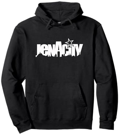 Jena City Skyline Bild Paradies City Ostclub Fussball Jenaer Pullover Hoodie