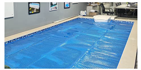 Cubierta de Piscina Rectangular, 1 m 2 m 3 m 4 m 5 m 6 m de Ancho Bañera de hidromasaje Manta de calefacción Solar Corte de Bricolaje, Lona a Prueba de Polvo para Piscinas sobre el