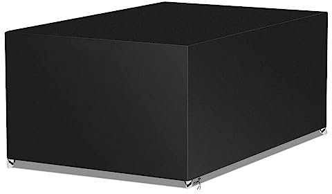 Schutzhülle Abdeckhaube Garten Gartenmöbel 250 x 150 x 90 cm Polyesterfasern Schutzhülle für Gartentisch Abdeckung, Schwerlast Abdeckplane für Gartentische Sitzgruppe