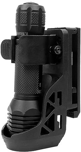 ACEXIER Taktische Taschenlampe Holster Mit Hebel Side Lock System Set Allgemeine Taschenlampe Set 360 ° Drehbare Kunststoff Taschenlampe Set Schnell Unplug